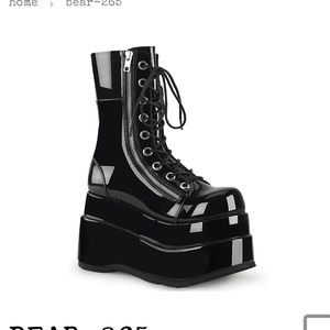 BLACK RAVE BOOTS-BEAR-265